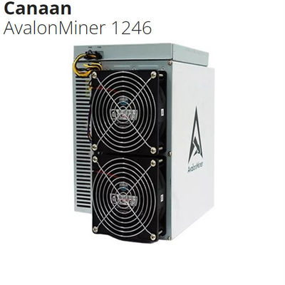 Hashrate grande 1246 de la 85Th 90t SHA256 Blochchain Bitcoin del minero de Canaan Avalon Asic explotación minera de Machine