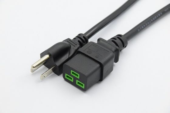 Minero negro Components, 1,5 metros de ASIC del CE de M21s Antminer de cable eléctrico