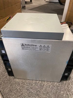 Minero Machine Avalon A1246 83t 3150W SHA256 Algorythm de Blockchian Asic