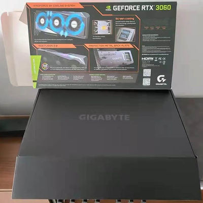 Tres JUEGO gráfico OC 12G GDDR6 de NVIDIA Gigabyte RTX 3060 de las tarjetas de vídeo de las fans