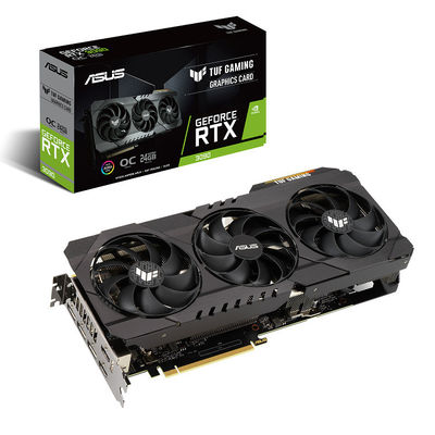 Cyberpunk 1770MHz del JUEGO 1740 de la tarjeta gráfica RTX 3090 OC 24G del juego de DDR6X TUF